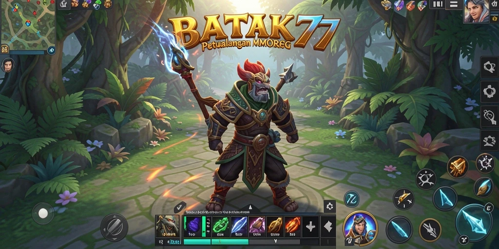 Tangkapan layar gameplay intens di BATIK77, memperlihatkan pertarungan epik.