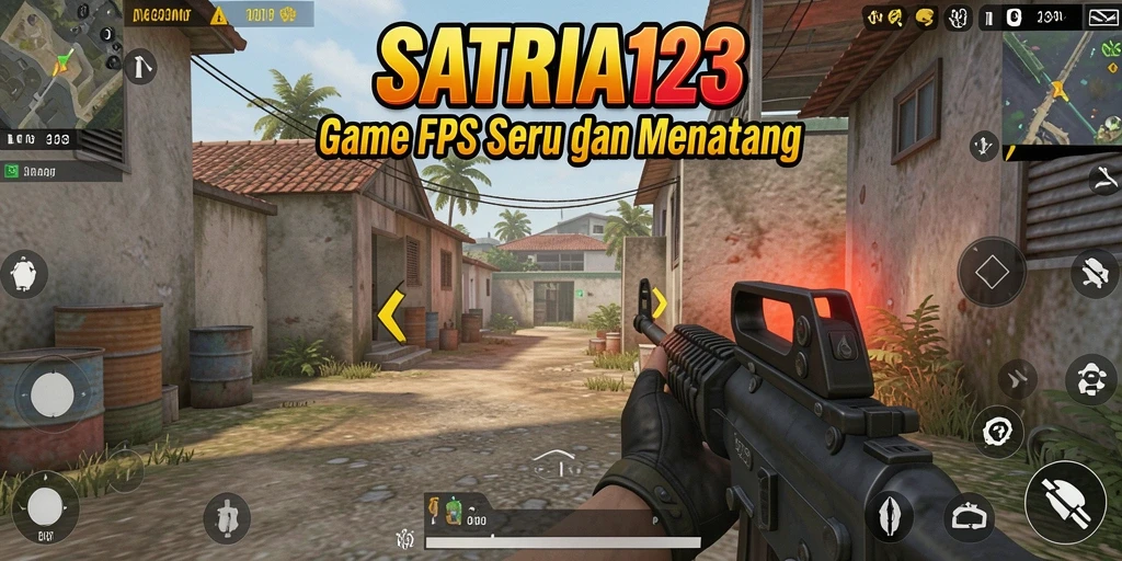 Tangkapan layar menunjukkan aksi intens dalam SATRIA123 dengan grafis yang menawan.