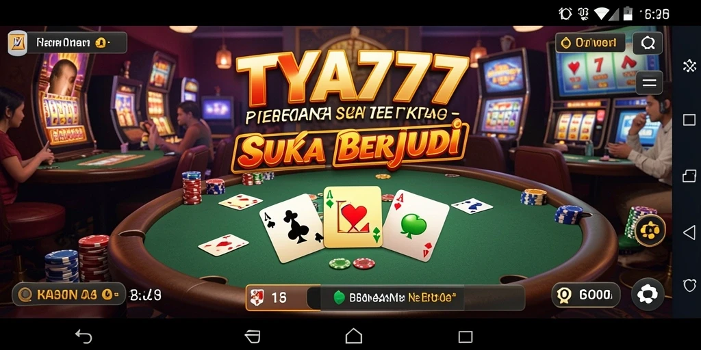 Tampilan gameplay kasino yang seru dan penuh warna di TYA777.
